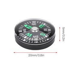 20mm Mini Pocket Oil Compass – 12 Pack for Hiking, Camping & Outdoor Adventures