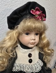 Porcelain Doll 50cm Collector Doll Soft Body Original Clothes Vintage