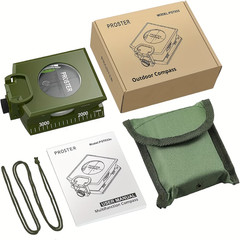 Survival Compass with Inclinometer & Carrying Bag ic Navigation for Hiking gift