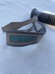 Kelty Adjustable Trekking Pole Twist Lock w/ Wrist Strap Basket Tip Blue/Black