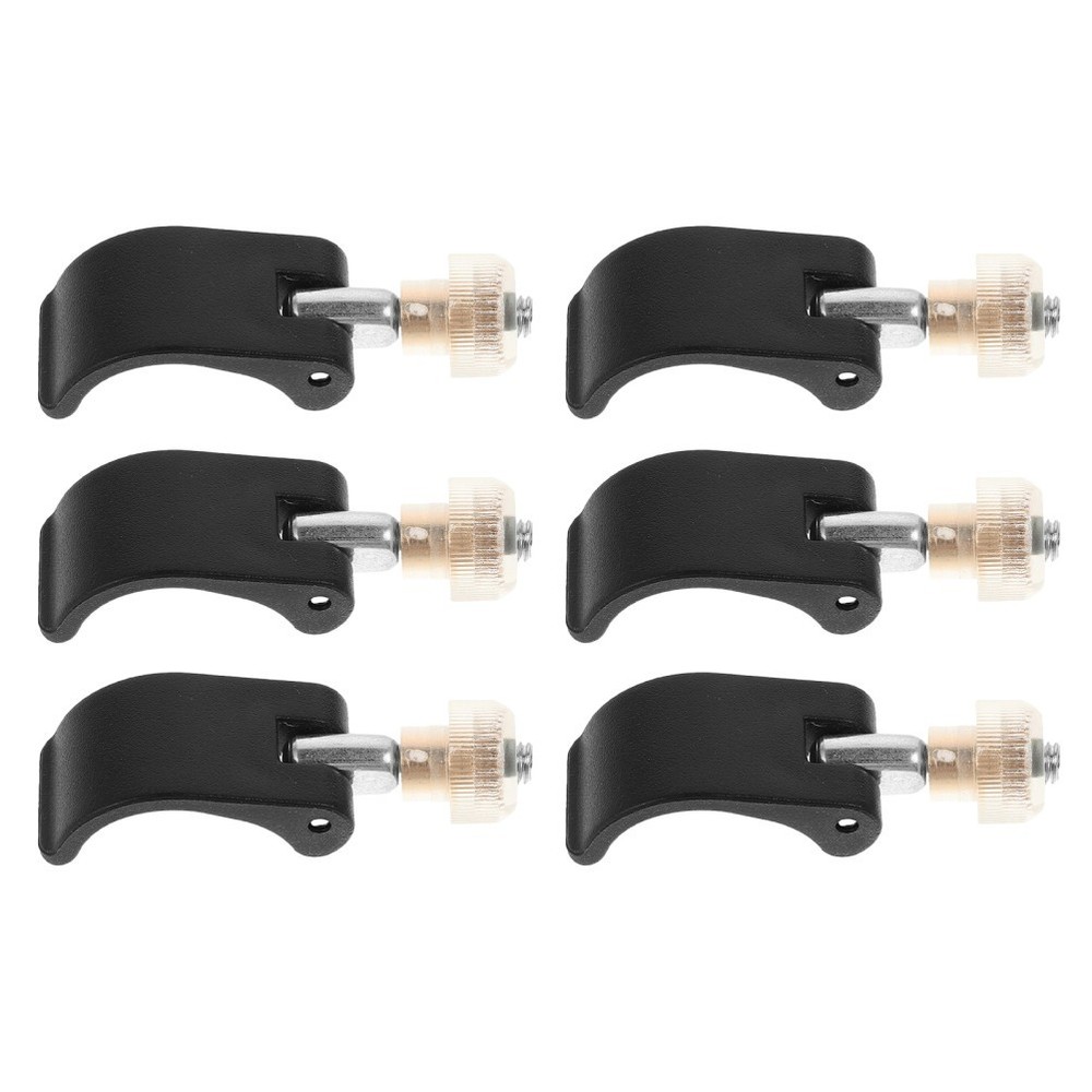6 Pcs Trekking Pole External Locking Handle Walking Stick Clip Agility Poles