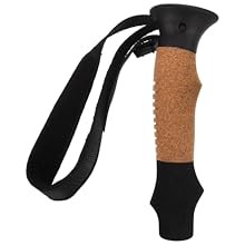 Cane Handle Grip Replacement Walking Canes Grip with Wrist Strap Trekking Poles