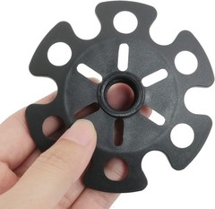 6pcs Universal Rubber Snow & Mud Basket Protectors for Trekking & Ski Poles