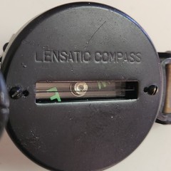 Vintage Lensatic Engineer PIC Directional Compass Japan Hiking Camping Hunting