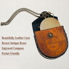 Brass Compass with “Go Confidently in the Direction of Your Dreams” Quote by