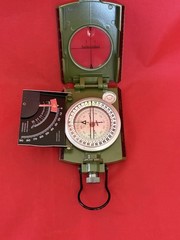 Konus 4075 Konustar-11 Metal Compass, Liquid Filled w/ Clinometer Green in Box