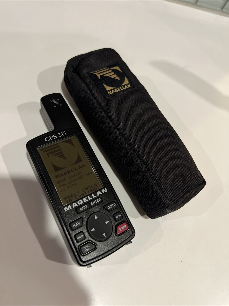 MAGELLAN GPS 315 Portable GPS Navigator Hunting Manual With AA Battery