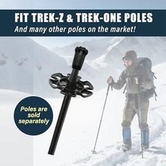 Ski Pole Baskets Replacement Set (8-Piece) – 3.4″ Snow Baskets for Trekking