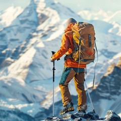 Collapsible Trekking Poles for Hiking – 2 Pack Collapsible Aluminum Walking Stic