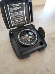Normark PL 180 Black Pocket Compass Floatable Shock Proof Hiking Jewel Bearing