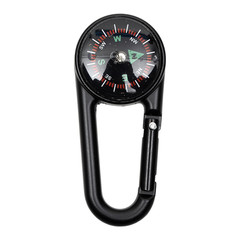 FOR For compass Keychain Clip with Carabiner Temperature Resistant Metal Build