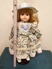 Artist doll, porcelain doll, 40 cm, collector’s item, rarity, vintage