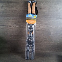 Cascade Mountain Tech Lock Cork Grip Trekking Poles NEW Model# TPALQLCORK2