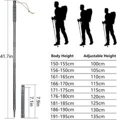 Detachable Walking Stick for Hikers