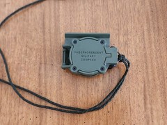 Vtg Heavy Duty Model 27 Cammenga U.S. Phosphorescent Military Compass
