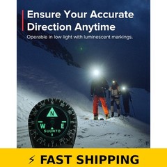 SUUNTO Clipper Micro Compass – Attachable for Outdoor Navigation