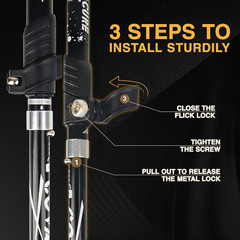 Hiking Poles Collapsible Trekking Poles – Aluminum Alloy 7075 Walking Sticks for