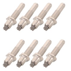 8Pcs Lightweight Tungsten Steel Walking Stick Replacement Tips for Outdoor Use