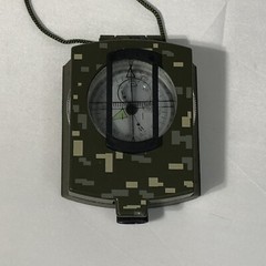 Aluminum Military Prismatic Sighting Compass With Case Digital Camo Design