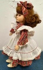 Artist doll porcelain doll porcelain head 42 cm collector rarity vintage antique