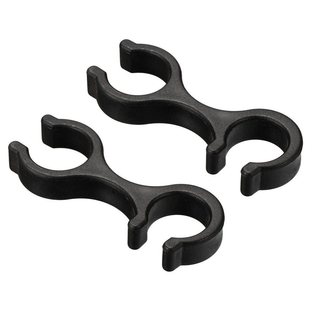 2Pcs Trekking Pole Clips Walk Stick Accessories Double Rod Buckle Connector