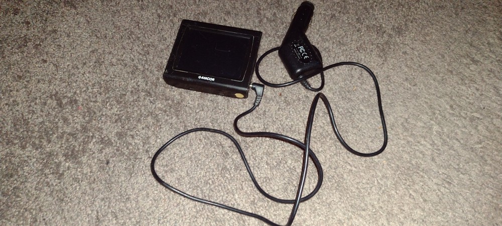 Amcor 3900 Portable GPS Automotive Navigation 3.5″ Made in the USA with charger