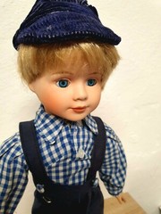 Artist doll porcelain doll 41 cm young rare vintage