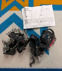 Kahtoola MICROspikes Footwear Traction Device Crampons Snow Ice Trail NEW Medium