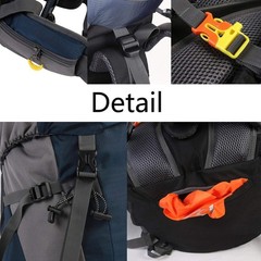 Esup 50L Hiking Backpack Men Camping Backpack with rain cover 45l+5l Lightwei…