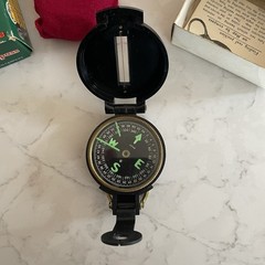 WFS Engineers’ Lensatic Compass No. 111 With Original Instructions and Box