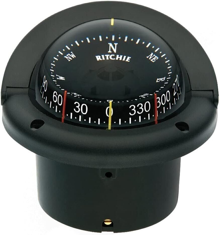 Compass, Flush Mount, 3.75 Combi, Black