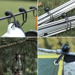 Elastic Ball Rope for Outdoor Tent and Banner Securing Long Lasting and