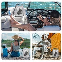 Waterproof Dry Bag – Roll Top Transparent Storage 5L White