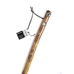 Natural Wood Walking Stick – ‎WS62 Compass and Thermometer