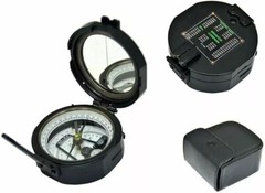 100% Working Brass Brunton Exploring Pocket Transit Compass with Leather Case