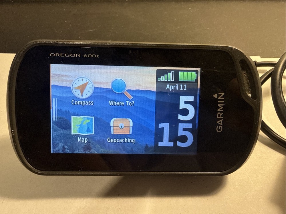 Garmin Oregon 600t Handheld GPS Tested Working.