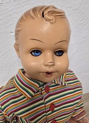Old Celluloid Celluloid Doll Steiner Doll 50cm Sleep Eyes Collectors Vintage