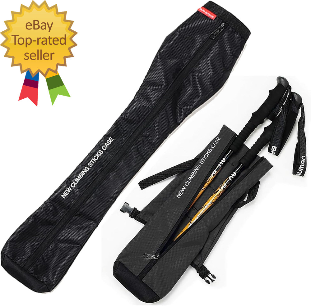 Portable Trekking Pole Carrying Bag Storage Bag Pouch with Zipper for Walking