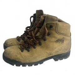 Vtg EMS Mountaineering Boots Men’s Size 9M Made in Italy Hiking Brown Vibram