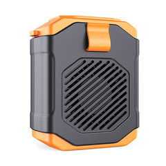 Portable Neck Fan with Waist Clip and 5 Speed Settings USB Rechargeable 1800mAh