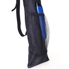 2Pcs Hiking Pole Storage Pouch Black Oxford Cloth Walking Stick Carrying Bag