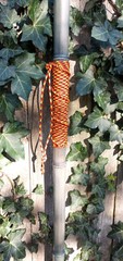 Bamboo Staff – 64″ – Walking Hiking Trekking Stick – Paracord Grip & Strap – #17