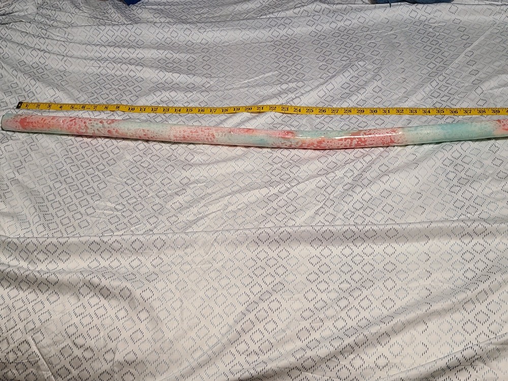 47″ Hand Crafted Wooden Walking Stick/Staff-(CORAL SEA DESIGN) w SEASHELL TOP