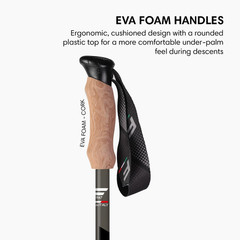 Adventure Trekking Poles – Ultralight, Backpacking, Thru Hiking Poles, Adjustabl