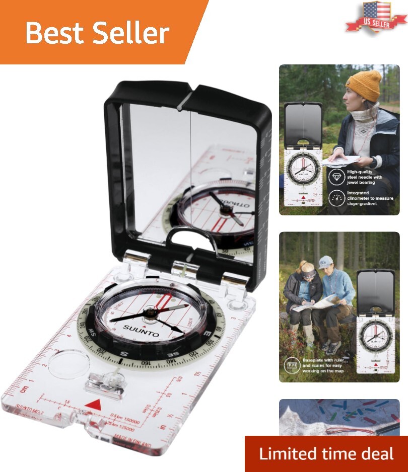 MC-2 Professional Liquid-Filled Compass – Precision Navigation for Hikers