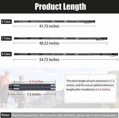 H2 Survive Walking Hiking Stick Multitool Trekking Poles Aluminum Camping Gear