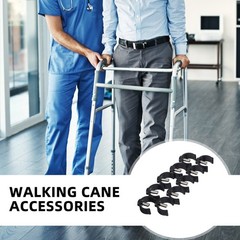 10pcs Walker Tube Crutch Pin Locks Plastic Walking Sticks Canes Clamps