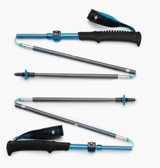 BLACK DIAMOND “Distance Carbon FLZ” Trekking Poles | 110cm 132g | BLACK $239.95