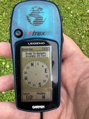 Garmin eTrex Legend Personal GPS Navigator Blue – Tested Working With Manuals