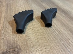 Rubber Walking Tips for Trekking Poles